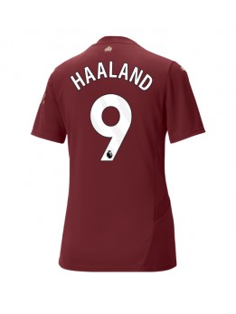 Manchester City Erling Haaland #9 Ausweichtrikot für Frauen 2024-25 Kurzarm